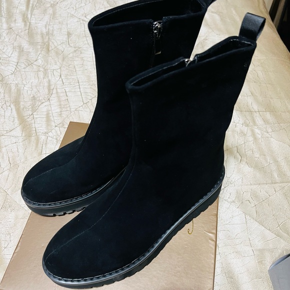 AZURA ITALIAN FASHION MENDIAPPA WEDGE BOOTS - Picture 6 of 7